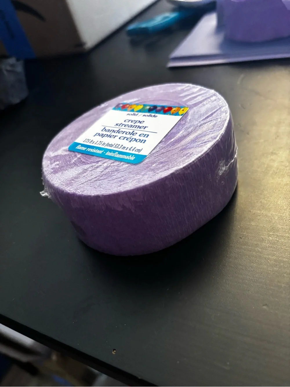 Crepe Streamer Party Crepe Streamer - Purple